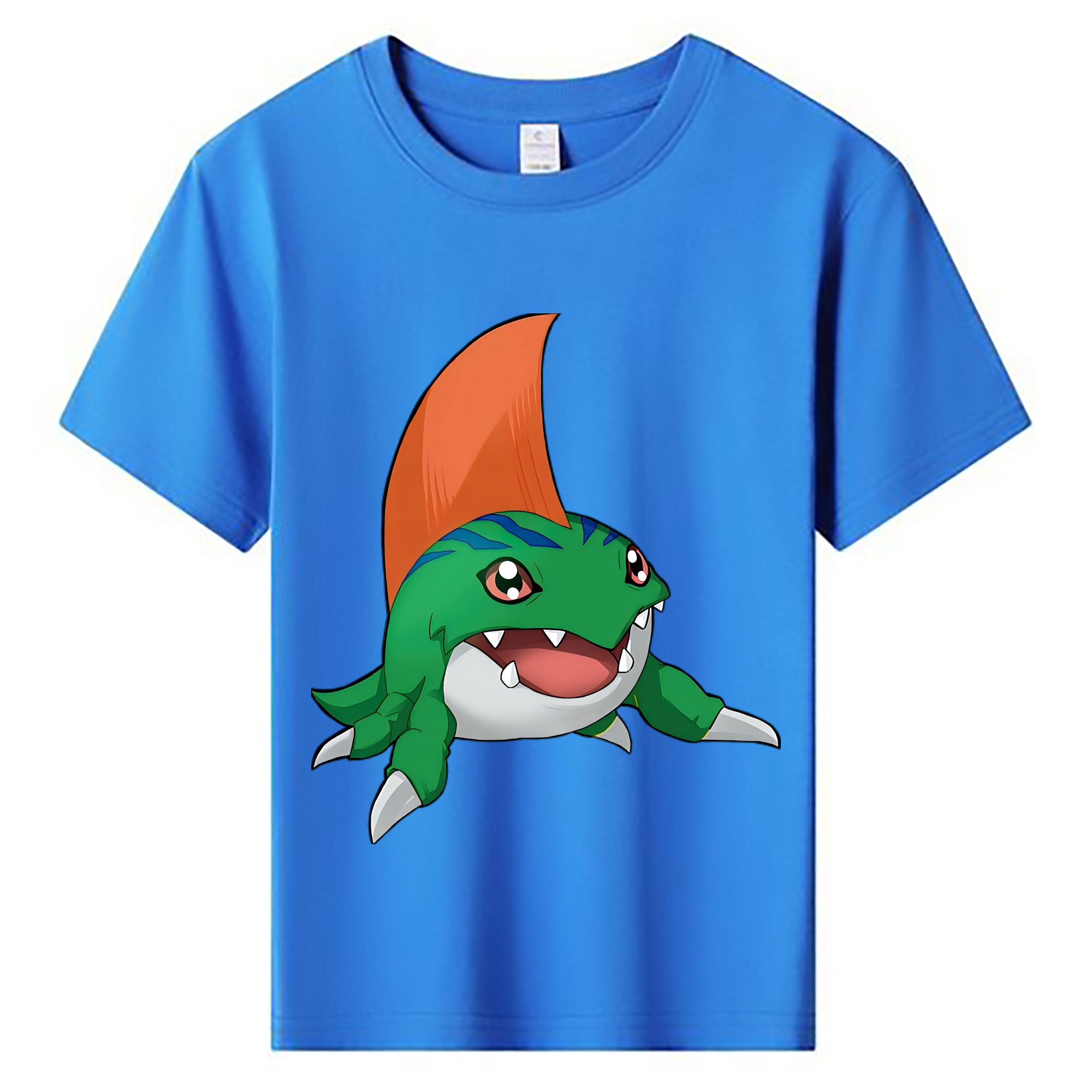 （画像用） Digimon デジタルモンスター/デジモン 綿100％キッズTシャツ（フロントプリント）